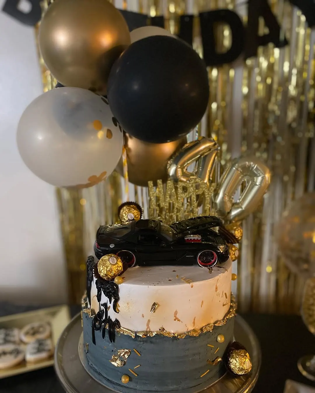 Sports Car Fortieth Birthday Cake